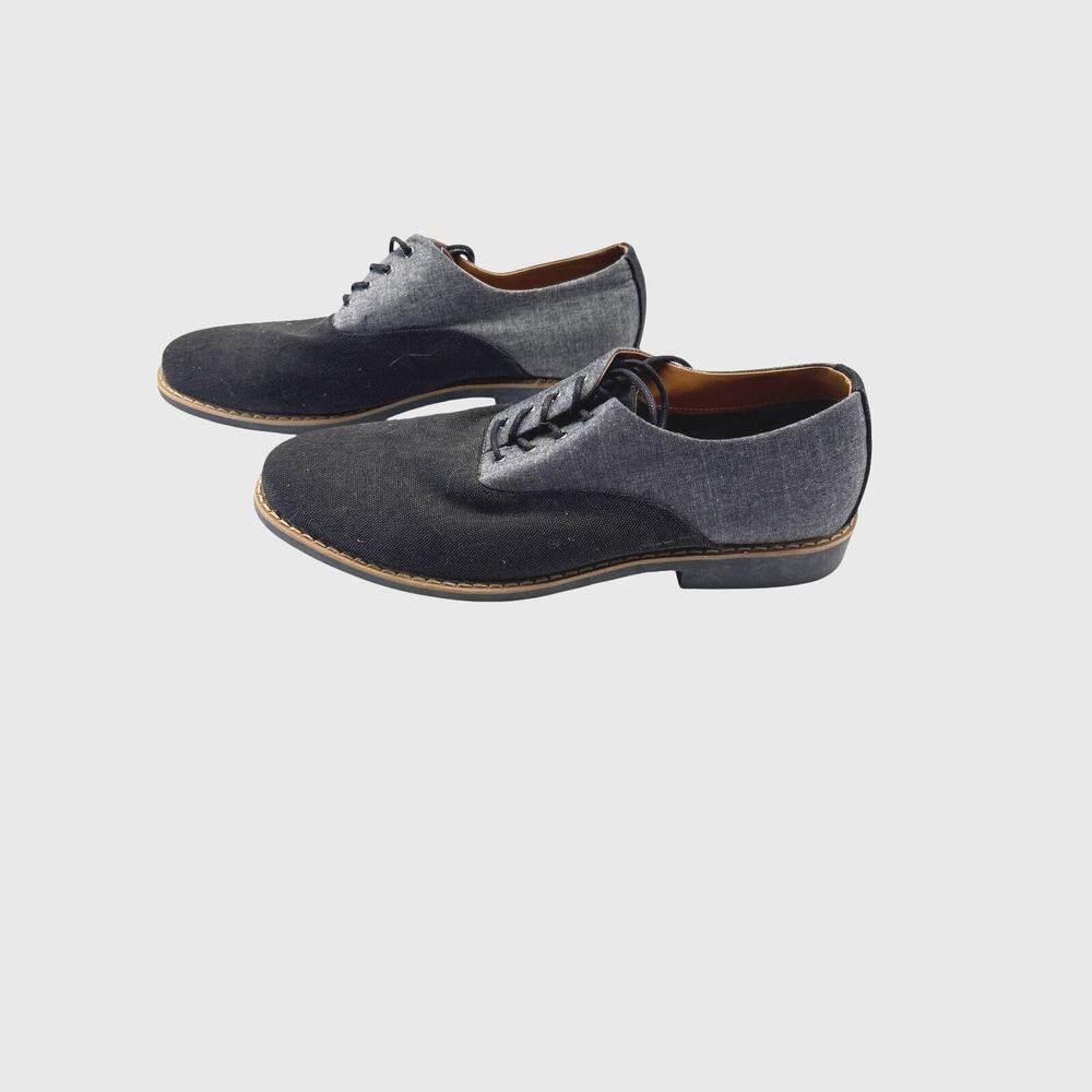 ALDO Men’s Size 12 Gray Textile Oxford Dress Casual Lace Up Shoes EU 45